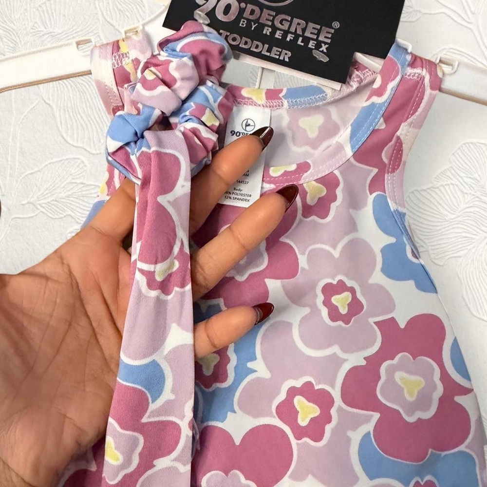 NWT Floral Sleeveless Dress set for Toddlers size 2T - Picture 4 of 4